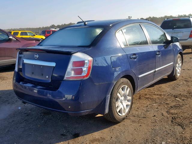 3N1AB6AP9CL737852 - 2012 NISSAN SENTRA 2.0 BLUE photo 4