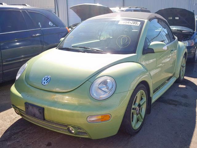 3VWCD31Y65M305060 - 2005 VOLKSWAGEN NEW BEETLE Grün Foto 2