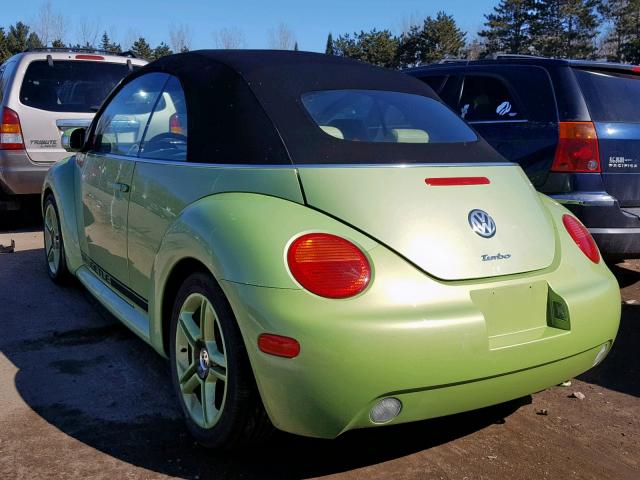 3VWCD31Y65M305060 - 2005 VOLKSWAGEN NEW BEETLE Grün Foto 3