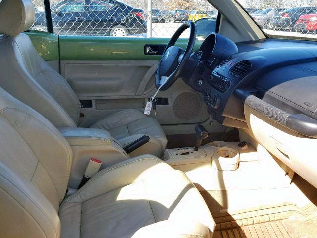 3VWCD31Y65M305060 - 2005 VOLKSWAGEN NEW BEETLE Grün Foto 5