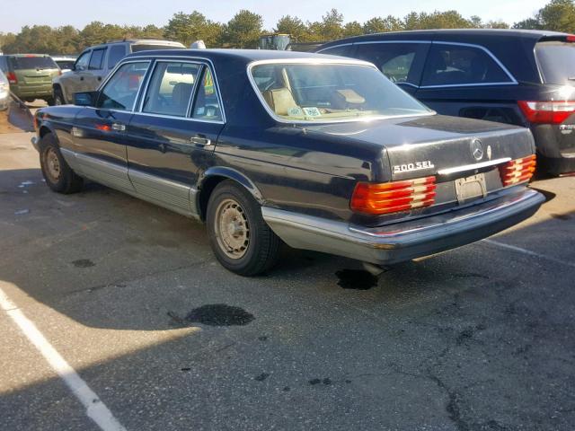 WDBCB37A2EA048304 - 1984 MERCEDES-BENZ 500 S BLUE photo 3