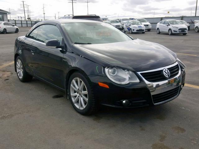 WVWBA71F27V047822 - 2007 VOLKSWAGEN EOS 2.0T BLACK photo 1