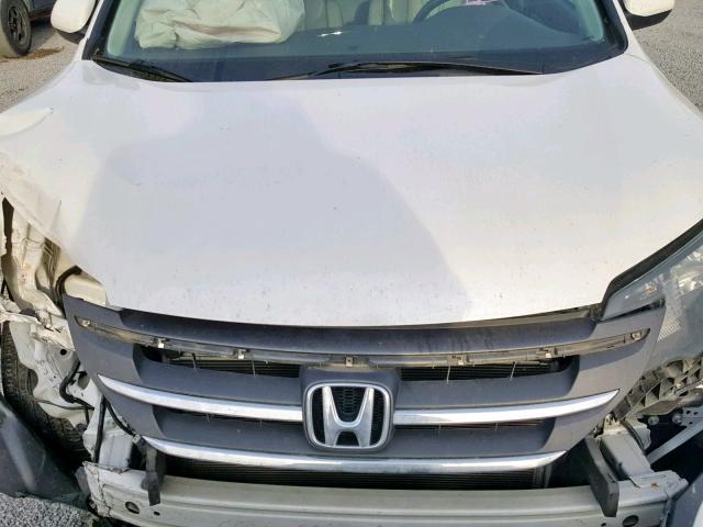 5J6RM3H73EL016062 - 2014 HONDA CR-V EXL WHITE photo 7