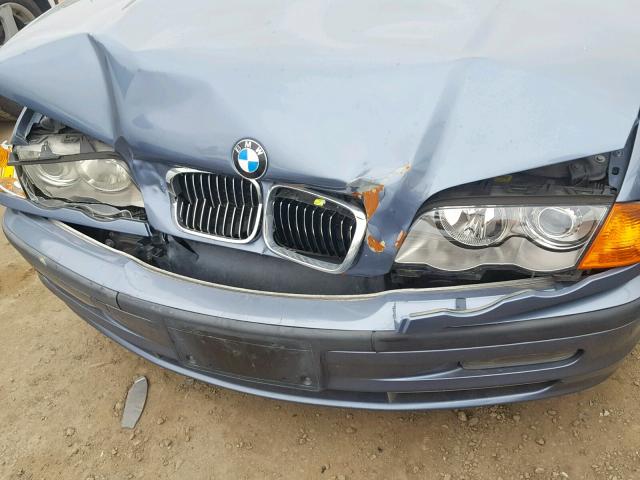 WBAAV53441FT01755 - 2001 BMW 330 I BLUE photo 9