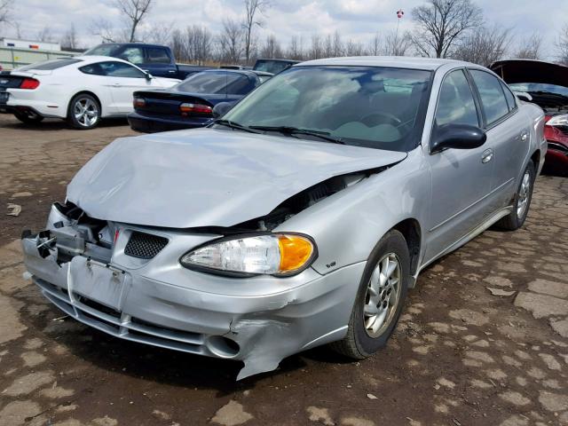1G2NE52E65M104283 - 2005 PONTIAC GRAND AM S SILVER photo 2