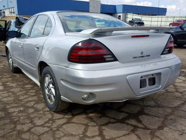 1G2NE52E65M104283 - 2005 PONTIAC GRAND AM S SILVER photo 3