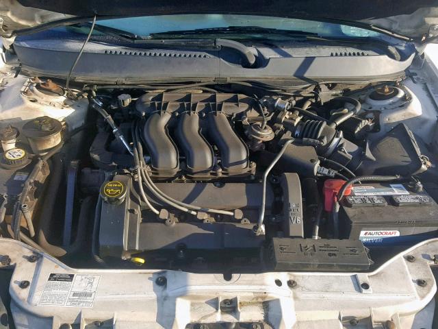 1FAFP56SX1G252803 - 2001 FORD TAURUS SEL WHITE photo 7