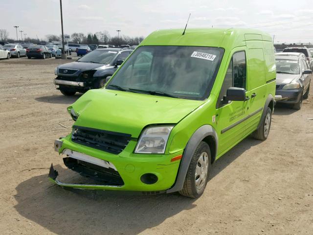 NM0LS7DN2CT081881 - 2012 FORD TRANSIT CO GREEN photo 2