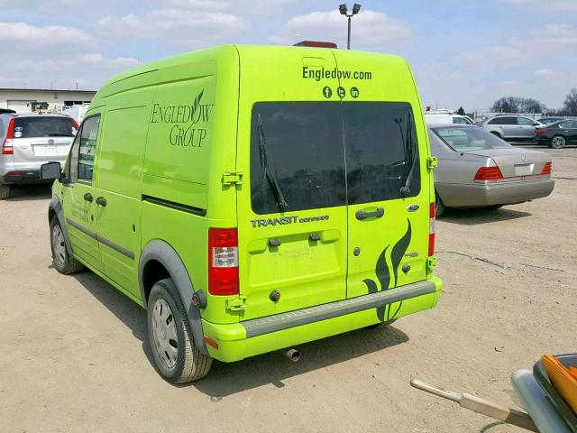 NM0LS7DN2CT081881 - 2012 FORD TRANSIT CO GREEN photo 3
