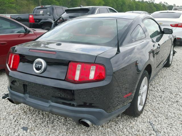 1ZVBP8CF5C5221584 - 2012 FORD MUSTANG GT BLACK photo 4