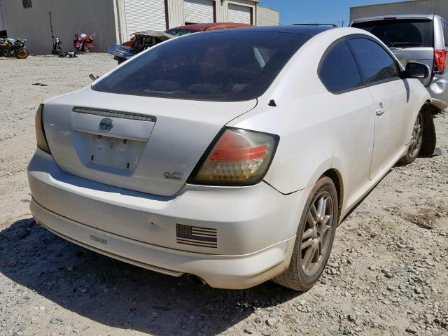 JTKDE177X70204657 - 2007 TOYOTA SCION TC თეთრი ფოტო 4