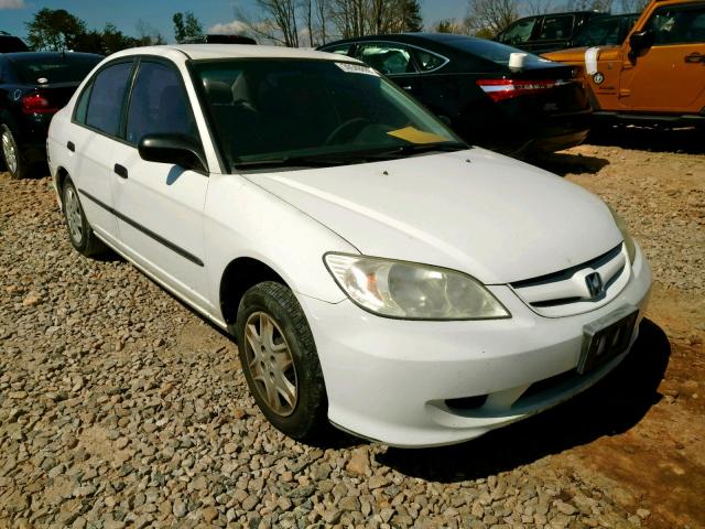 2HGES16384H580320 - 2004 HONDA CIVIC DX V WHITE photo 1