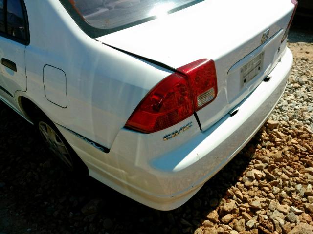 2HGES16384H580320 - 2004 HONDA CIVIC DX V WHITE photo 9