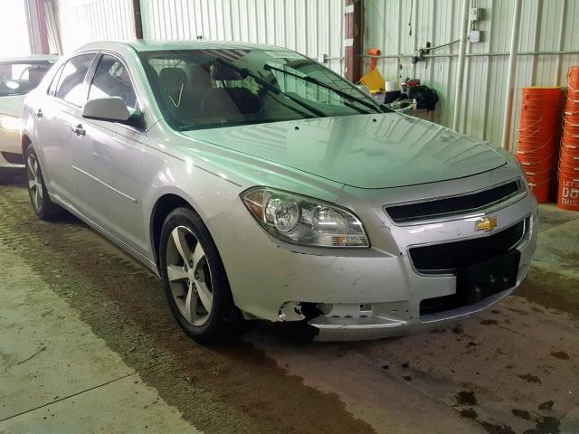 1G1ZC5E01CF195427 - 2012 CHEVROLET MALIBU 1LT SILVER photo 1