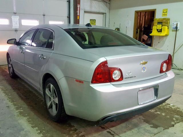 1G1ZC5E01CF195427 - 2012 CHEVROLET MALIBU 1LT SILVER photo 3