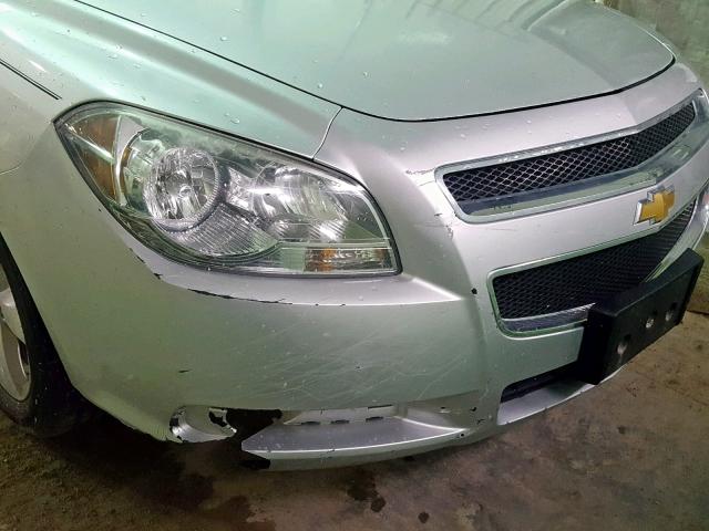 1G1ZC5E01CF195427 - 2012 CHEVROLET MALIBU 1LT SILVER photo 9