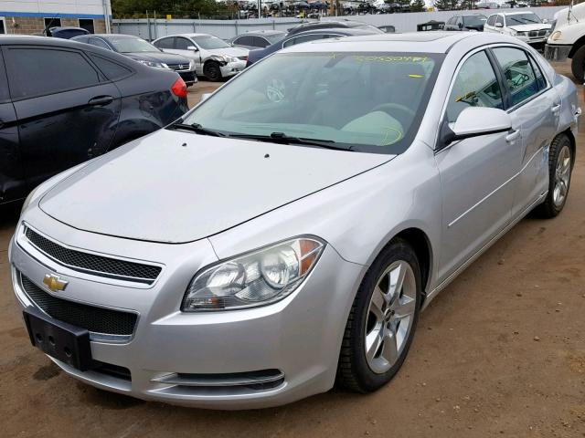 1G1ZC5EB8AF172192 - 2010 CHEVROLET MALIBU 1LT 银色 照片 2