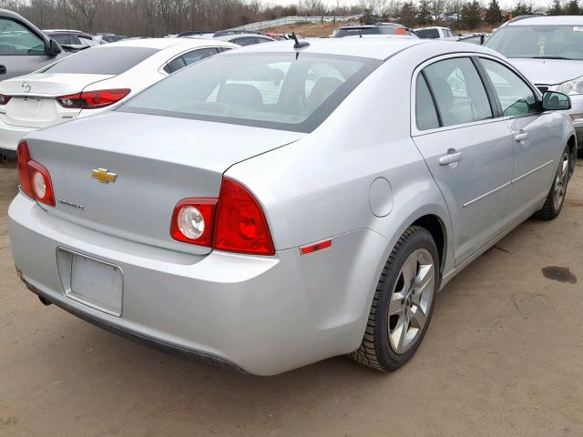 1G1ZC5EB8AF172192 - 2010 CHEVROLET MALIBU 1LT 银色 照片 4