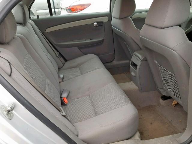 1G1ZC5EB8AF172192 - 2010 CHEVROLET MALIBU 1LT 银色 照片 6
