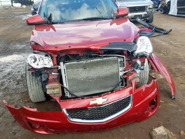 2GNALDEK7D6258291 - 2013 CHEVROLET EQUINOX LT RED photo 9