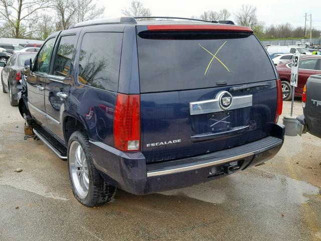 1GYFK63887R185441 - 2007 CADILLAC ESCALADE L BLUE photo 3