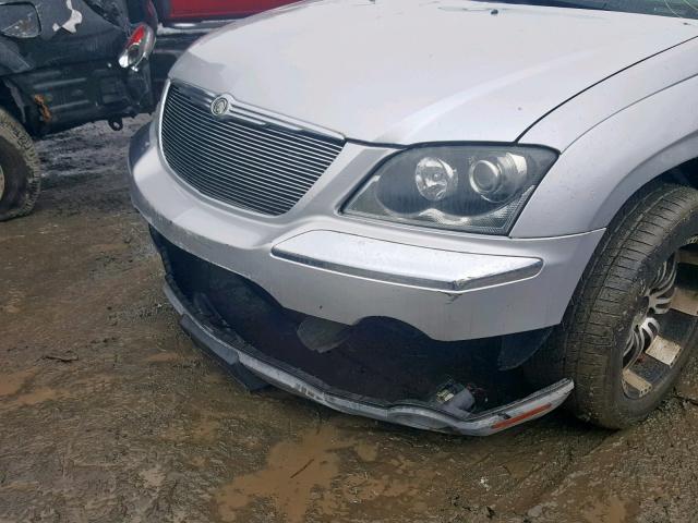 2A8GF68476R627437 - 2006 CHRYSLER PACIFICA T SILVER photo 9