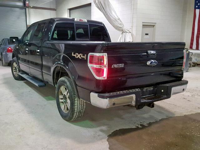 1FTFW1ET3BFB73044 - 2011 FORD F150 SUPER BLACK photo 3