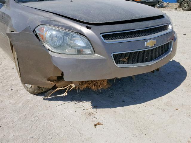 1G1ZC5E13BF326963 - 2011 CHEVROLET MALIBU 1LT BROWN photo 9