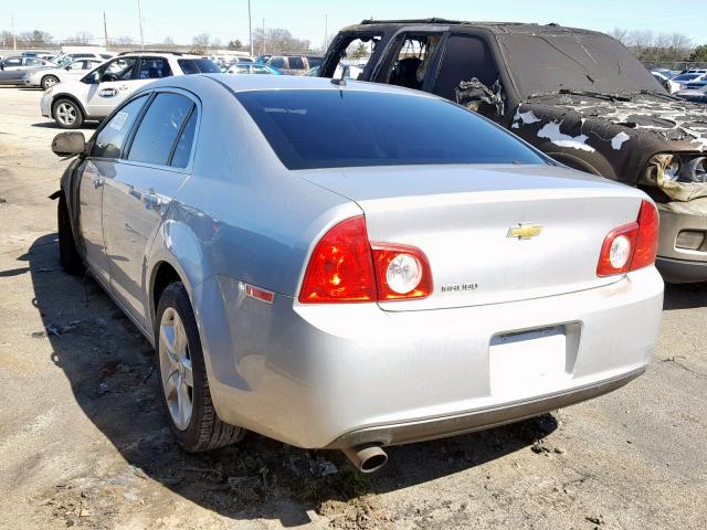 1G1ZB5E10BF394222 - 2011 CHEVROLET MALIBU LS ნაცრისფერი ფოტო 3