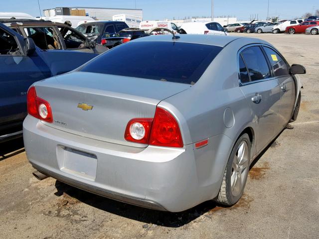 1G1ZB5E10BF394222 - 2011 CHEVROLET MALIBU LS ნაცრისფერი ფოტო 4