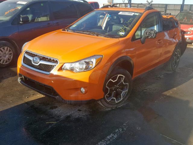 JF2GPAGC8EH303943 - 2014 SUBARU XV CROSSTR ORANGE photo 2