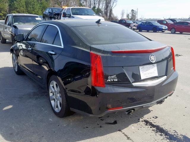 1G6AA5RX2D0145080 - 2013 CADILLAC ATS BLACK photo 3