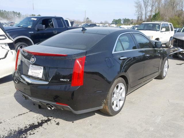 1G6AA5RX2D0145080 - 2013 CADILLAC ATS BLACK photo 4