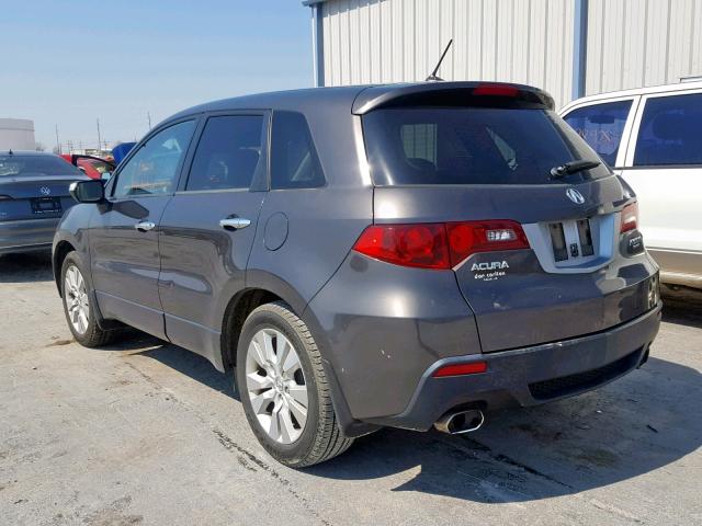 5J8TB2H52AA003174 - 2010 ACURA RDX TECHNO BROWN photo 3