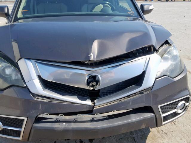 5J8TB2H52AA003174 - 2010 ACURA RDX TECHNO BROWN photo 9