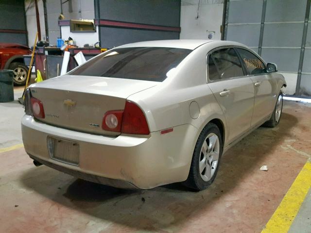 1G1ZC5E0XAF255573 - 2010 CHEVROLET MALIBU 1LT 金色 照片 4