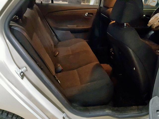 1G1ZC5E0XAF255573 - 2010 CHEVROLET MALIBU 1LT 金色 照片 6