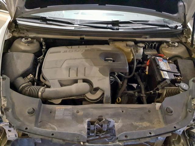 1G1ZC5E0XAF255573 - 2010 CHEVROLET MALIBU 1LT 金色 照片 7