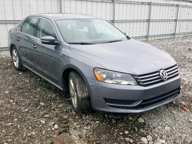 1VWAS7A39EC034246 - 2014 VOLKSWAGEN PASSAT S GRAY photo 1