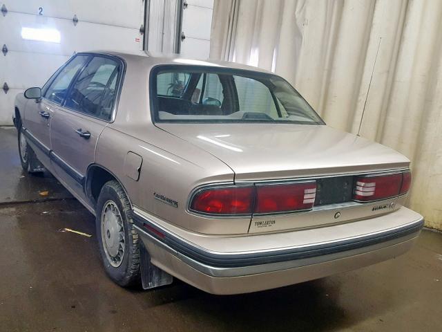 1G4HR53L6PH407825 - 1993 BUICK LESABRE LI TAN photo 3