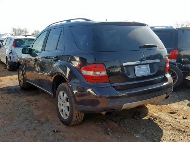 4JGBB86E27A210281 - 2007 MERCEDES-BENZ ML 350 BLACK photo 3