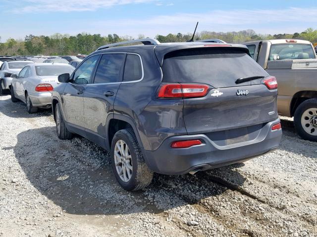 1C4PJLCB6EW246484 - 2014 JEEP CHEROKEE L GRAY photo 3