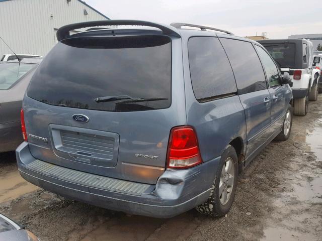 2FMZA57264BB13878 - 2004 FORD FREESTAR S BLUE photo 4