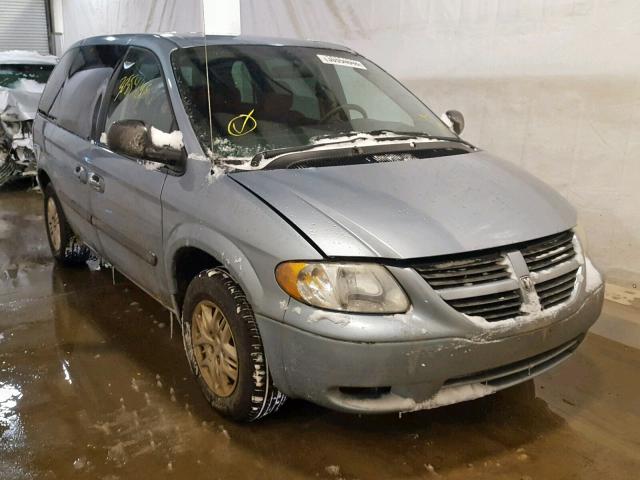 1D4GP45RX6B628835 - 2006 DODGE CARAVAN SX BLUE photo 1