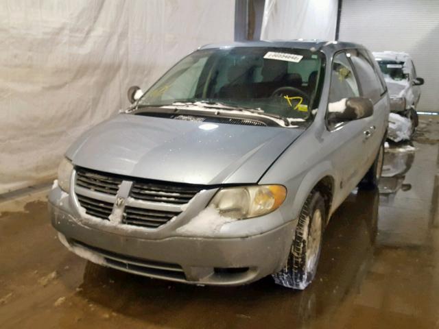 1D4GP45RX6B628835 - 2006 DODGE CARAVAN SX BLUE photo 2