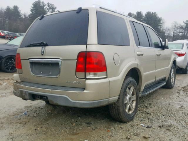 5LMEU88H74ZJ13635 - 2004 LINCOLN AVIATOR 棕色 照片 4