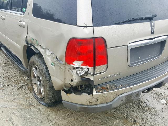 5LMEU88H74ZJ13635 - 2004 LINCOLN AVIATOR 棕色 照片 9