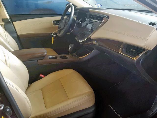 4T1BK1EB4EU116493 - 2014 TOYOTA AVALON XLE BURGUNDY photo 5