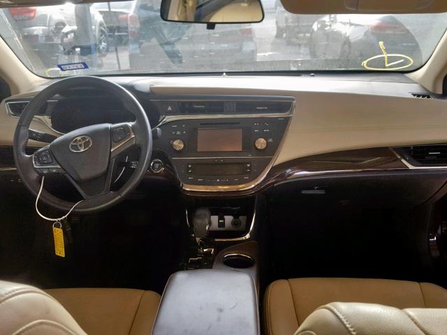 4T1BK1EB4EU116493 - 2014 TOYOTA AVALON XLE BURGUNDY photo 9