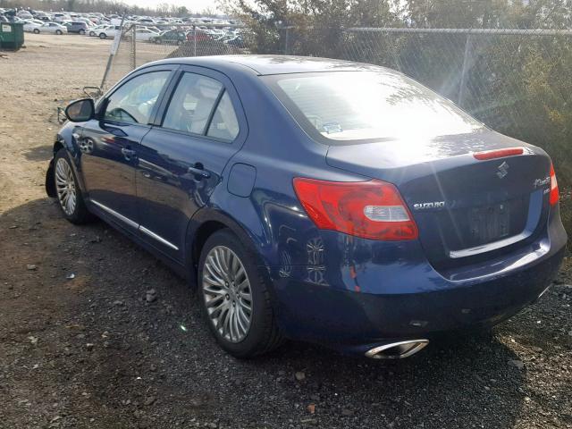 JS2RF9A3XB6110885 - 2011 SUZUKI KIZASHI SE BLUE photo 3